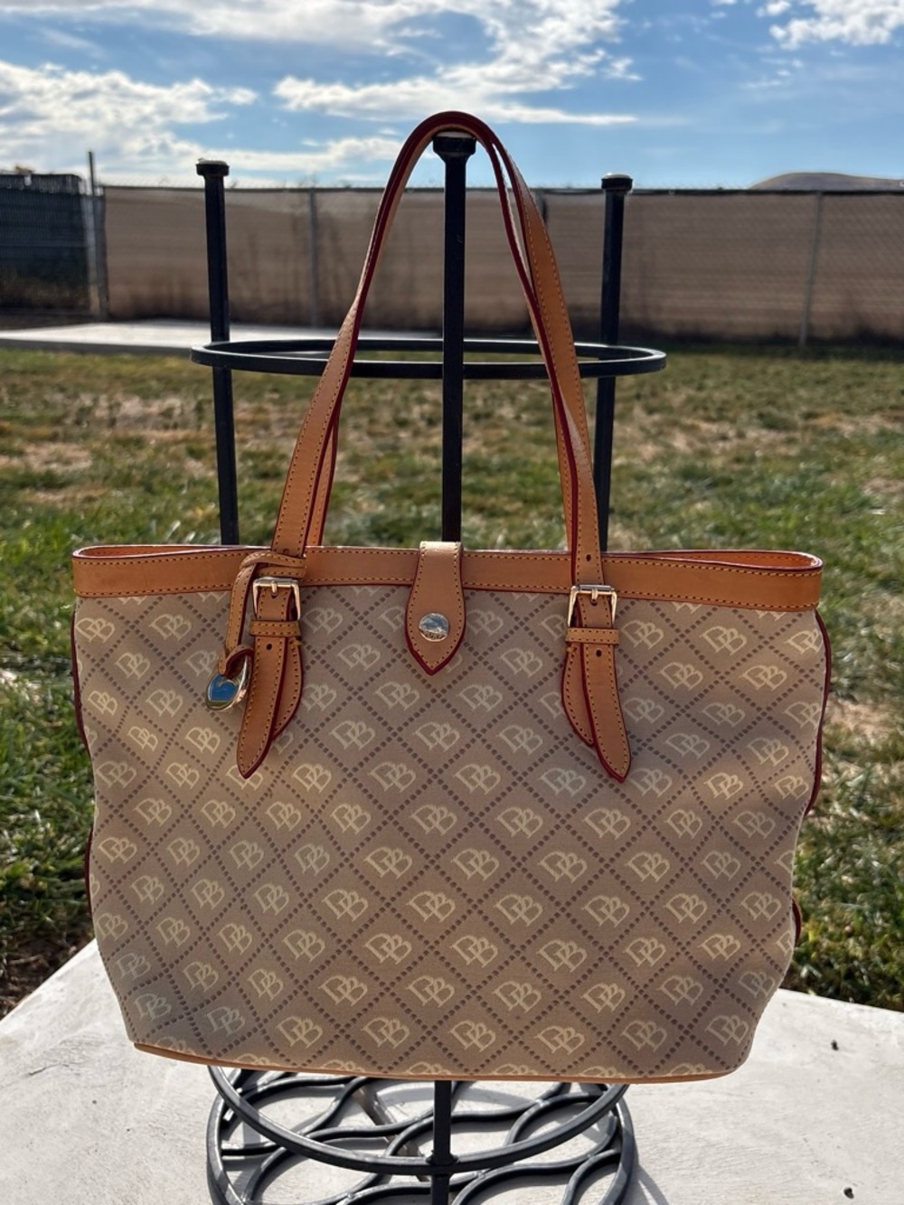 Vintage Dooney & Bourke East/West Bucket Bag